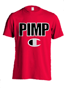Red Pimp C Champion Champ T-shirt
