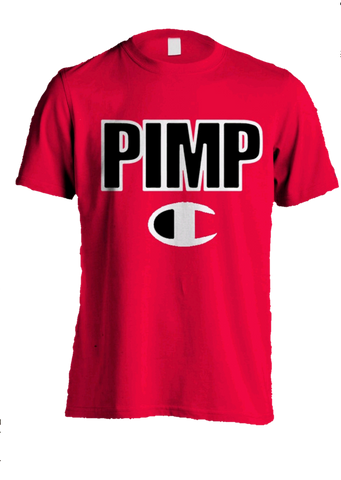 Red Pimp C Champion Champ T-shirt