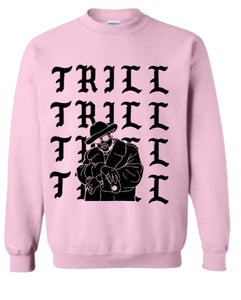 Pink I Feel Pimp C Trill Sweater Sweatshirt (front)