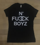 No F*ck Boyz - Glow In the Dark Black reflector T-shirt