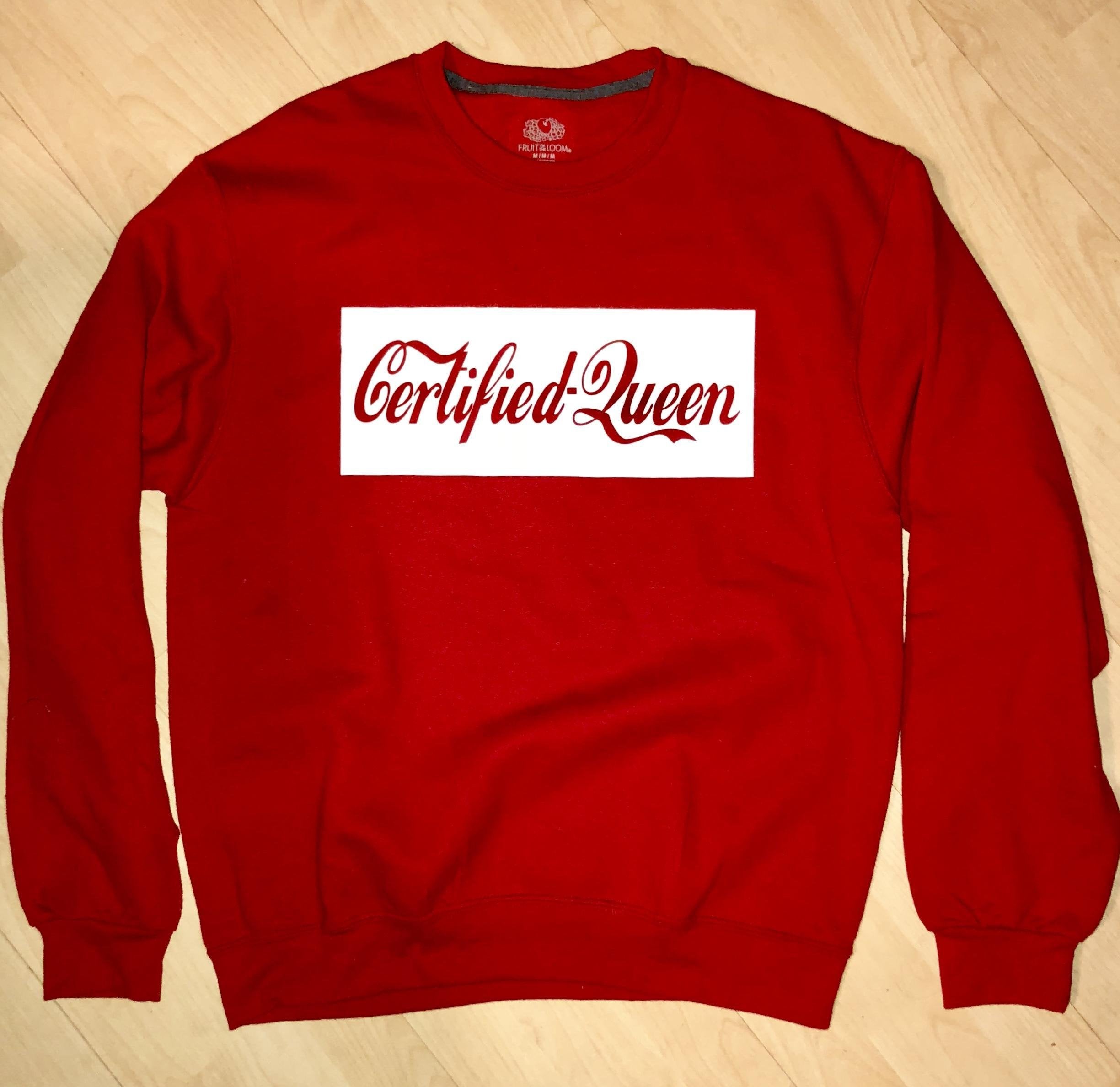 Red Certified Queen Sweater by UGQ for AllThingsTrill.com