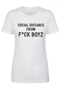 Social distance from f*ckboys