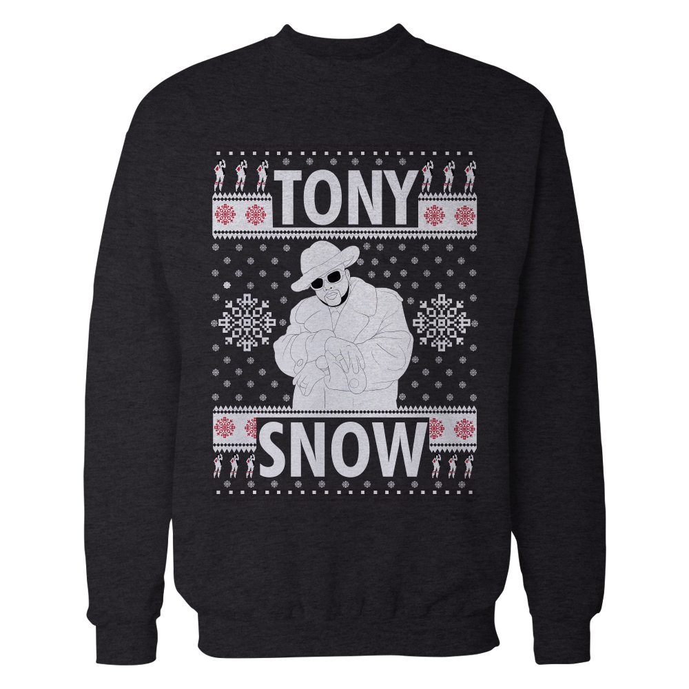 Pimp C Black Tony Snow Trill Christmas Sweatshirt