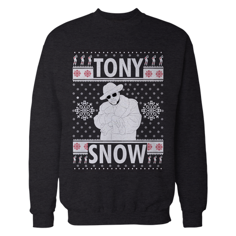Pimp C Black Tony Snow Trill Christmas Sweatshirt