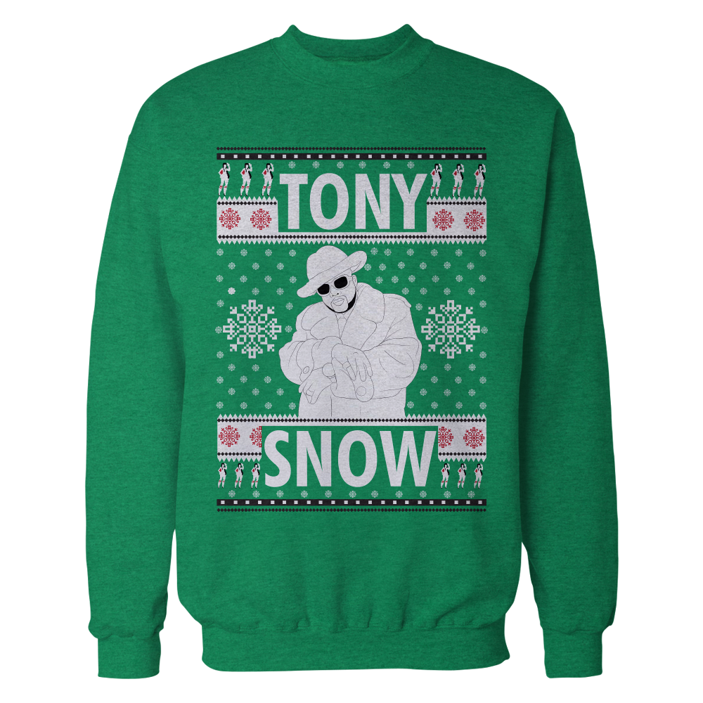 Green Pimp C Tony Snow Trill Christmas Sweater