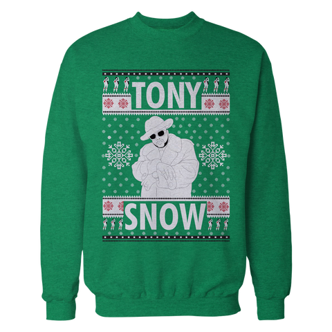 Green Pimp C Tony Snow Trill Christmas Sweater