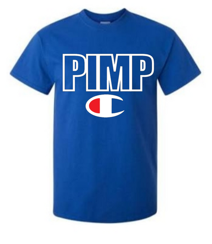 Blue Pimp C Champion T Shirt